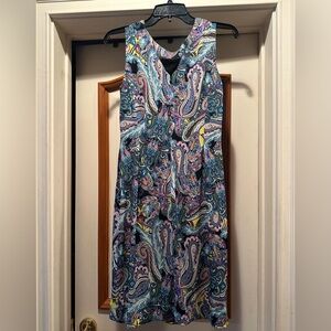 Etcetera dress, paisley design. Size 4